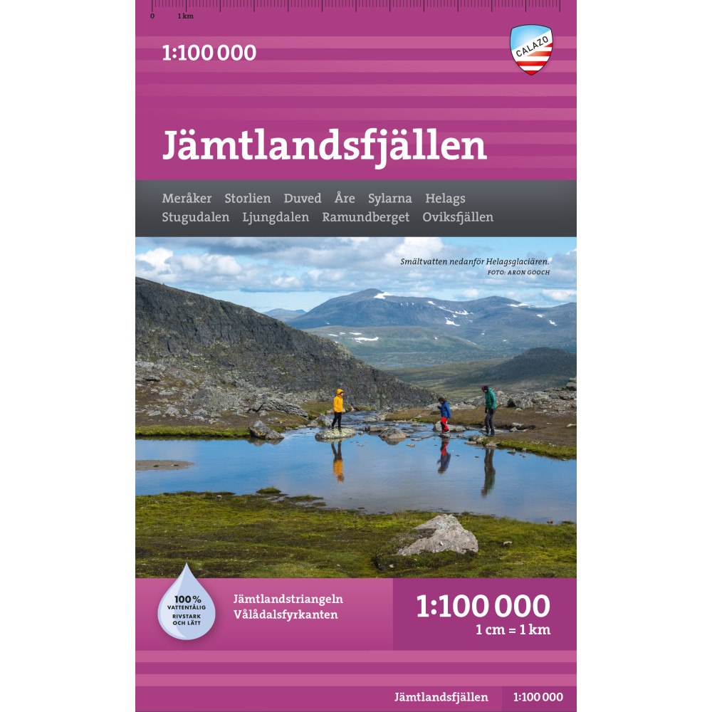 Calazo Förlag Jämtlandsfjällen 1:100000