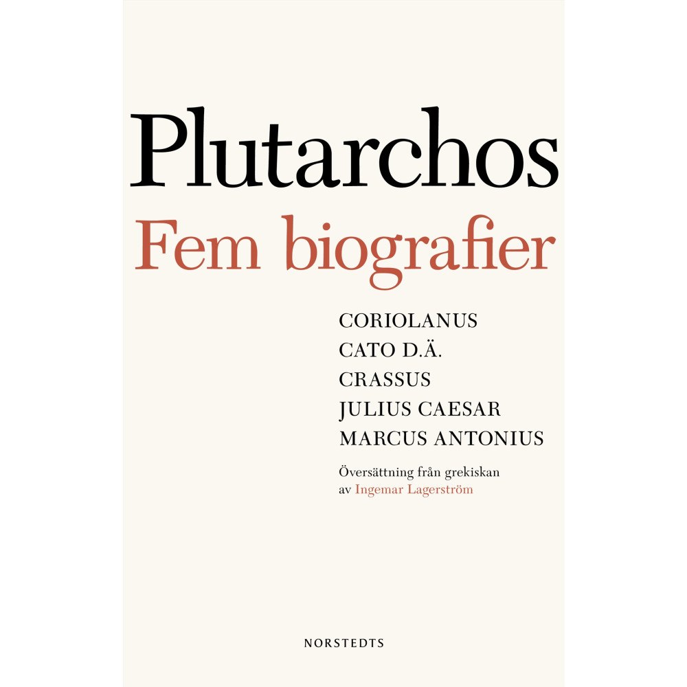 Plutarchos Fem biografier (häftad)