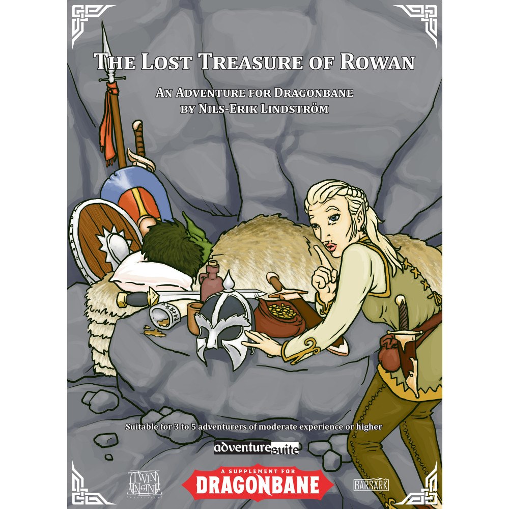 Twin Engine Productions The Lost Treasure of Rowan : An Adventure for Dragonbane (häftad, eng)