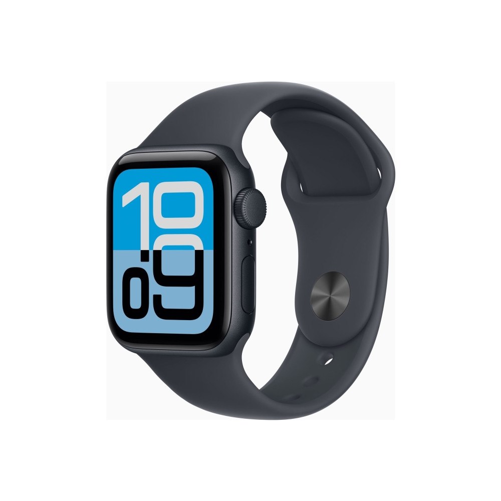 Apple Apple Watch SE 3 (GPS) - midnattsaluminium - smart klocka med sportband - midnatt - 64 GB