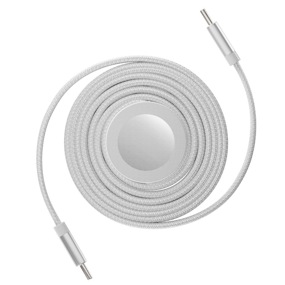 STATIK MagStack 2in1 C to C Cable with Apple Watch charging 1,5m White
