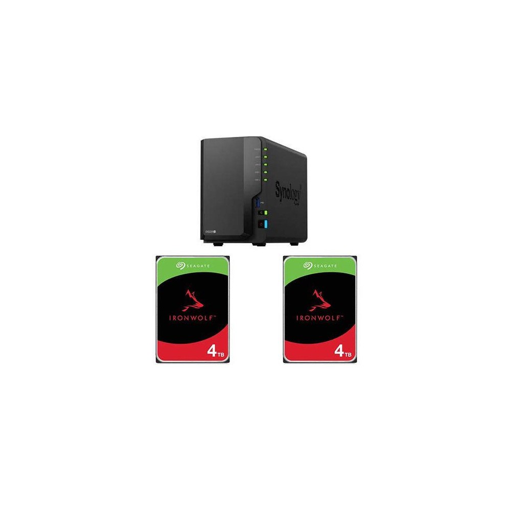 Synology Synology DiskStation DS225+ 8TB (2x 4TB) Seagate Ironwolf® N...