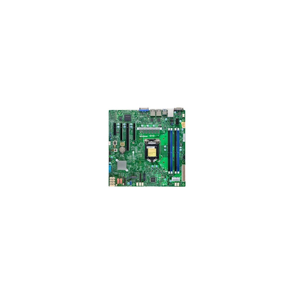SUPER MICRO Computer SUPERMICRO X12STL-F - moderkort - micro ATX - LGA1200-uttag - C252