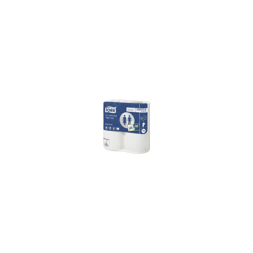 TORK Tork Advanced T4 toalettpapper 2-lagers vit 47,5 m (7 pk x 6...