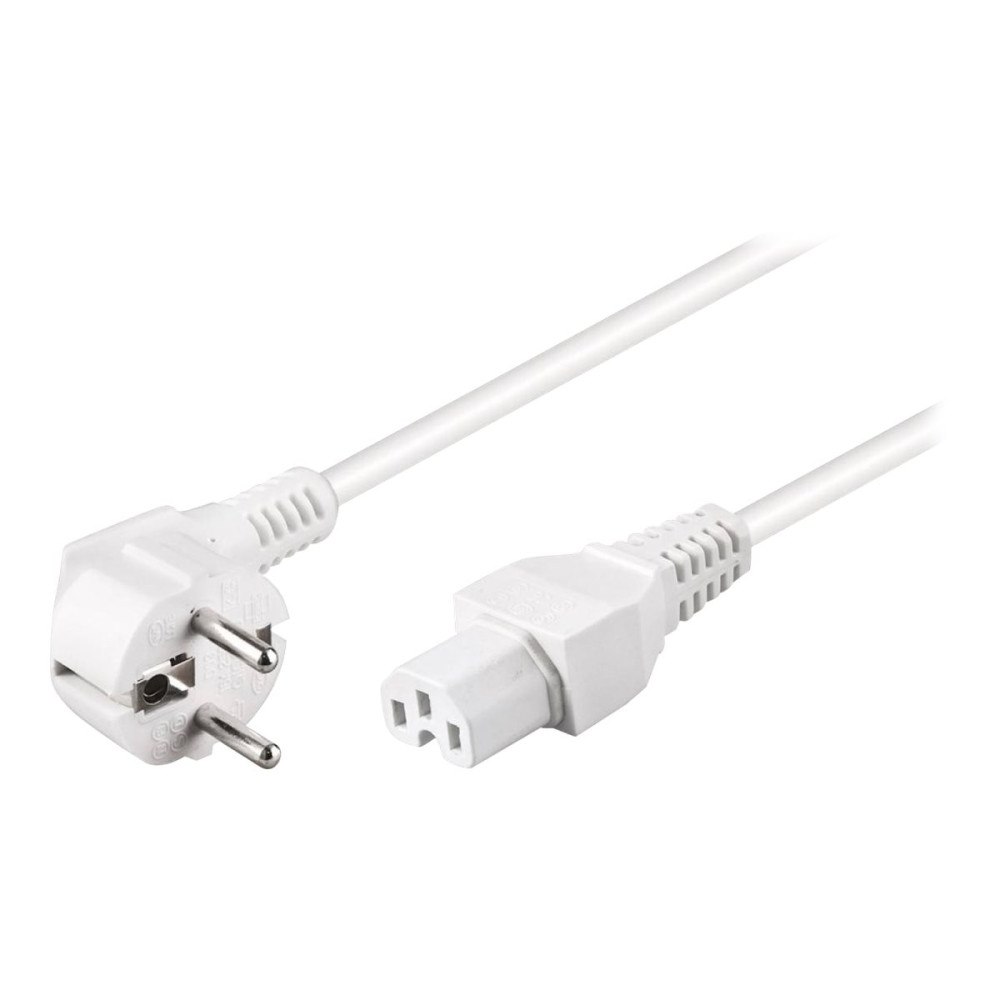 Goobay goobay - strömkabel - IEC 60320 C15 till power CEE 7/7 - 2 m