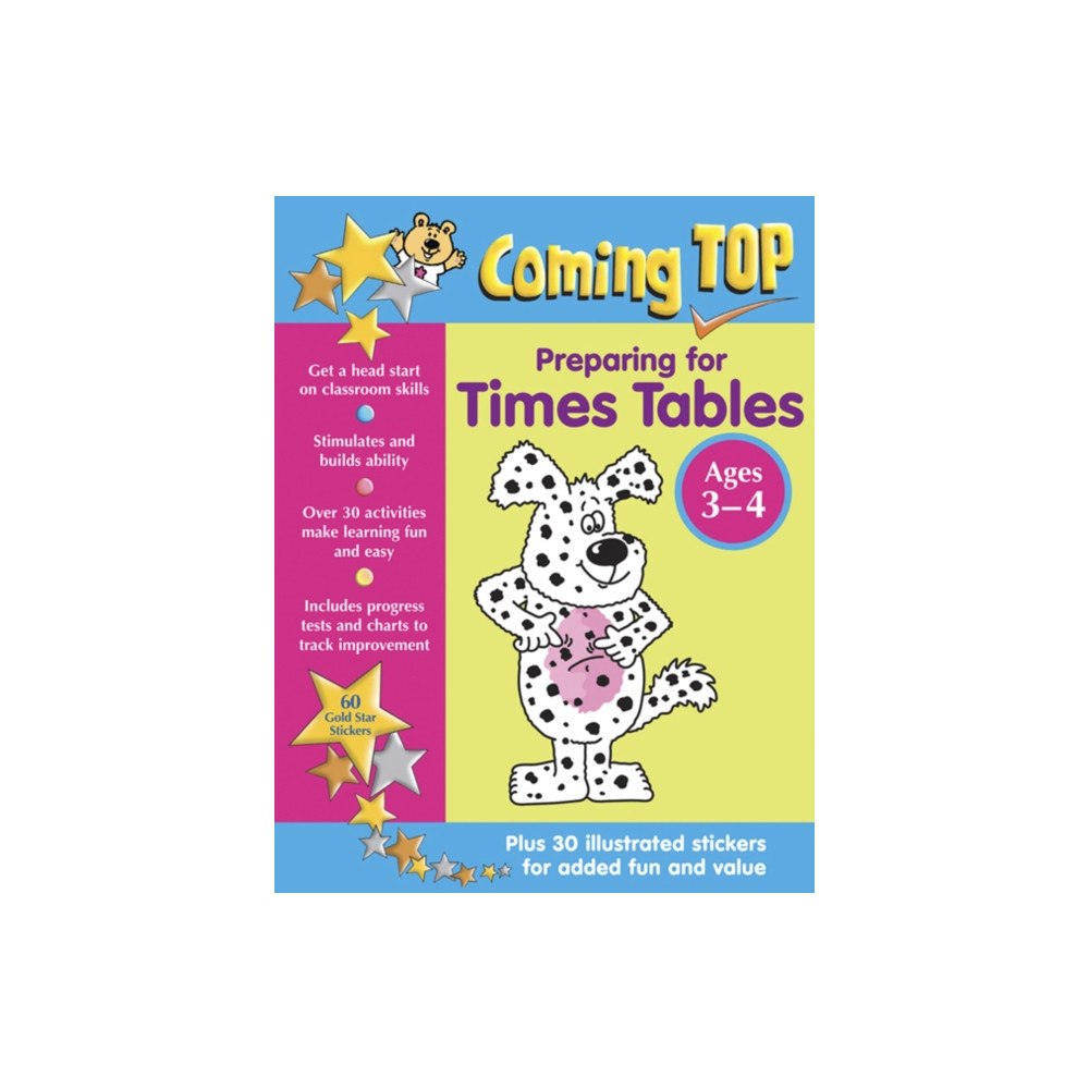 Anness publishing Coming Top: Preparing for Times Tables - Ages 3-4 (häftad, eng)