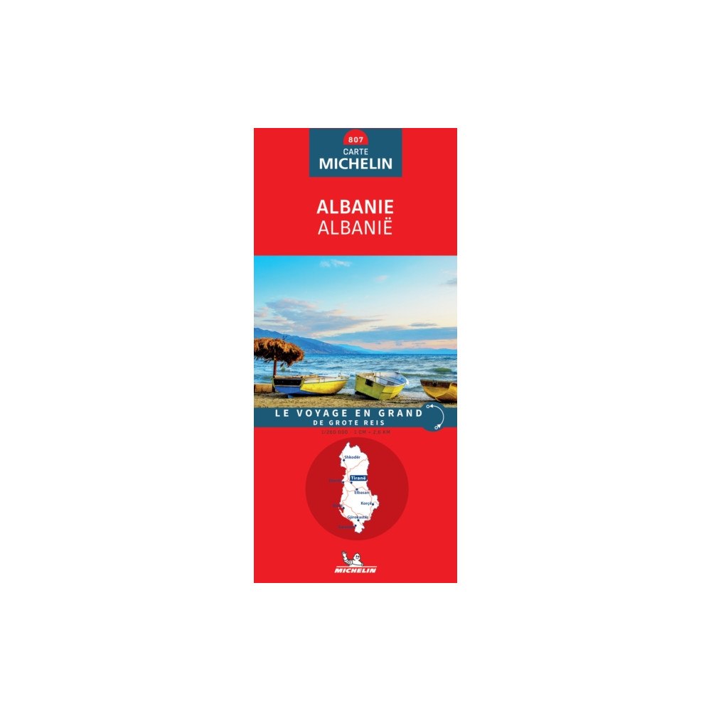 Michelin Editions Des Voyages Albania - Michelin National Map 807