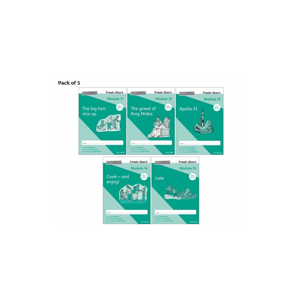 Oxford University Press Read Write Inc. Fresh Start: 2024 Modules 11-15 - Pack of 5 (häftad, eng)