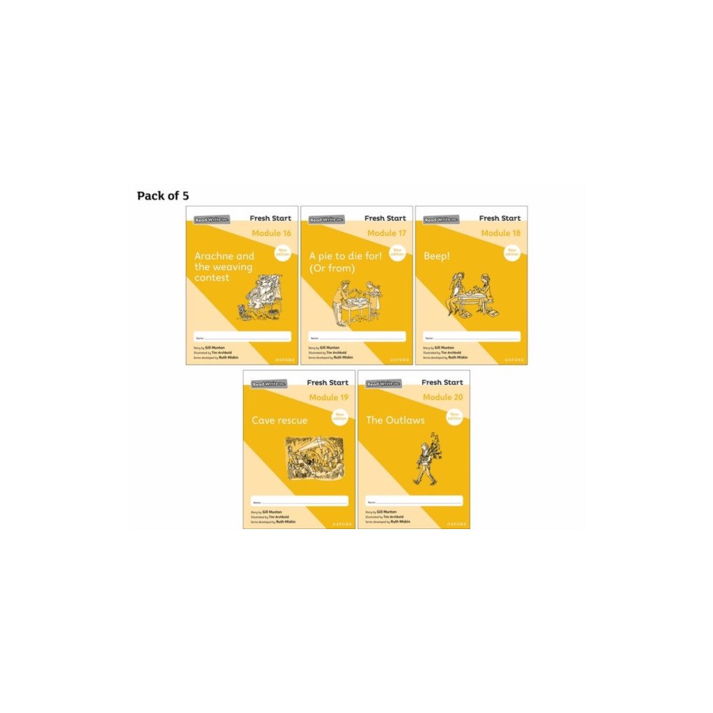 Oxford University Press Read Write Inc. Fresh Start: 2024 Modules 16-20 - Pack of 5 (häftad, eng)
