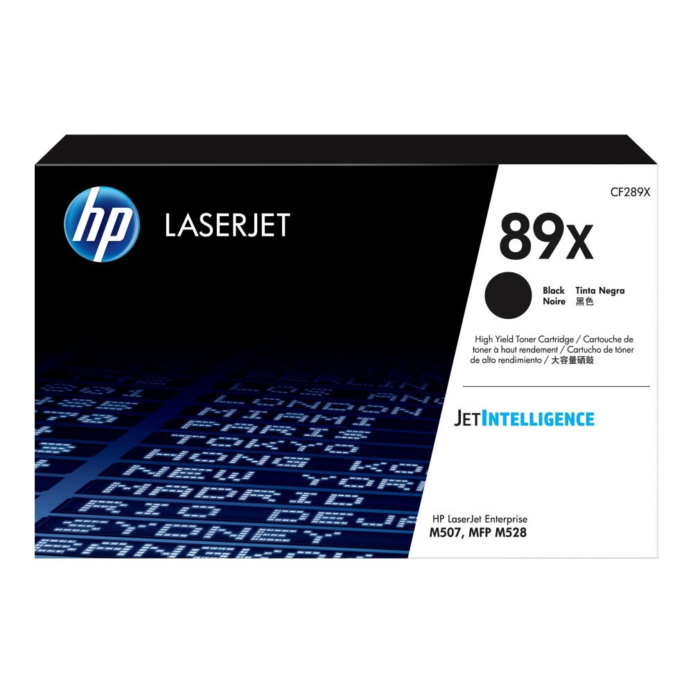 HP HP 89X - hög kapacitet - svart - original - LaserJet - tonerkassett (CF289X)