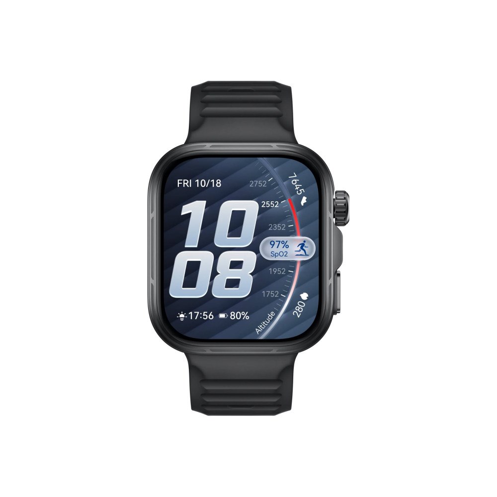 Huawei Huawei Watch Fit 5 Pro - aluminiumlegering - smart klocka med rem - svart - svart