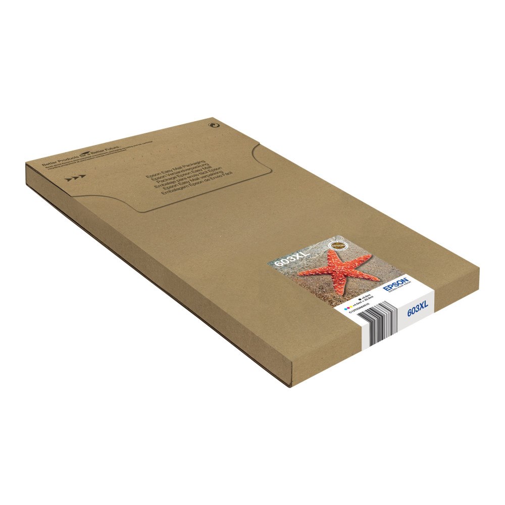EPSON Epson 603XL Multipack Easy Mail Packaging - 4-pack - XL - svart, gul, cyan, magenta - original - bläckpatron