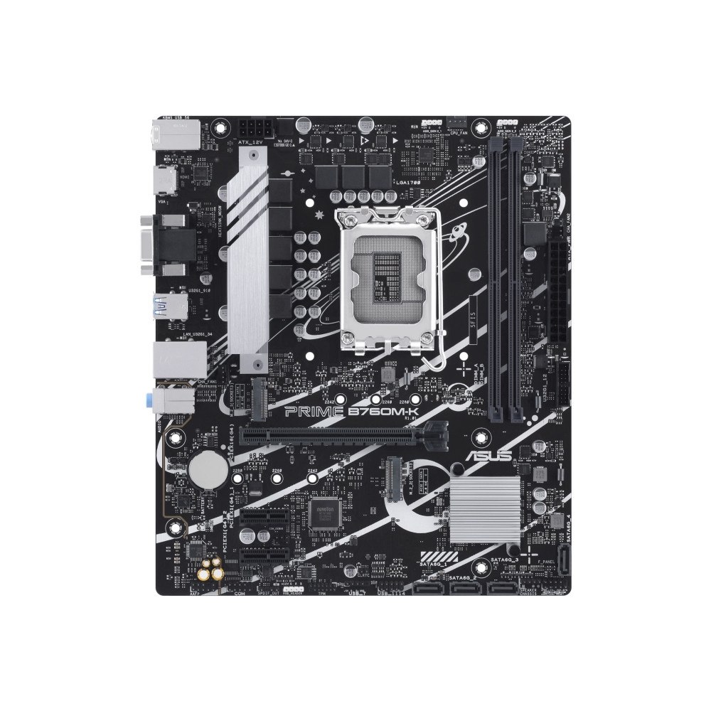 ASUS ASUS PRIME B760M-K - moderkort - micro ATX - LGA1700-uttag - B760