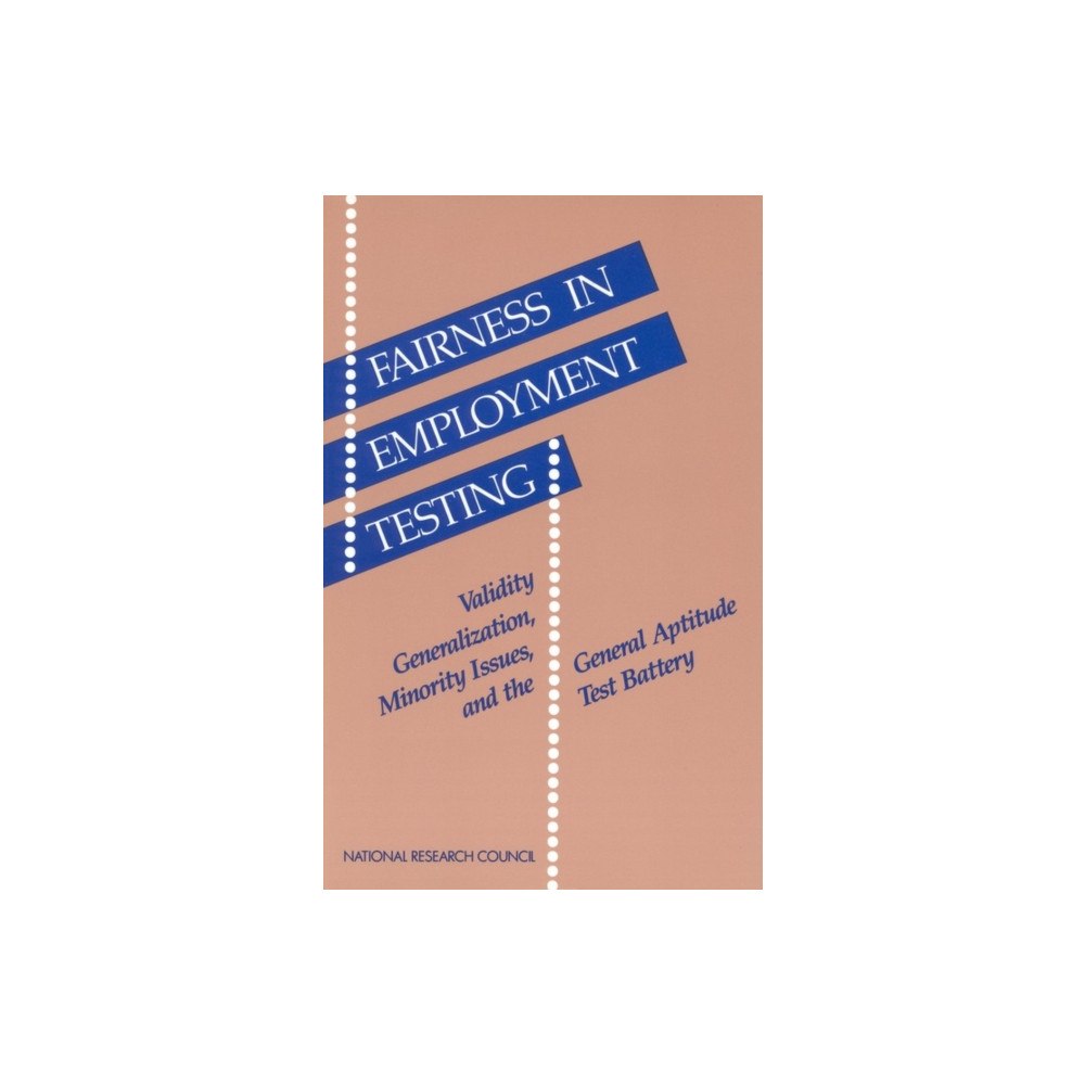 National Academies Press Fairness in Employment Testing (häftad, eng)