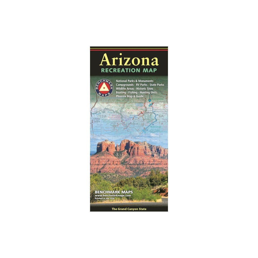 Benchmark Maps Arizona Recreation Map