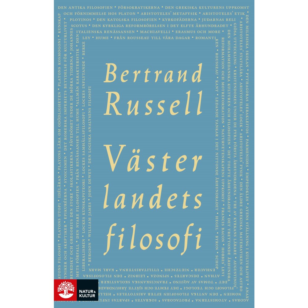 Bertrand Russell Västerlandets filosofi (inbunden)