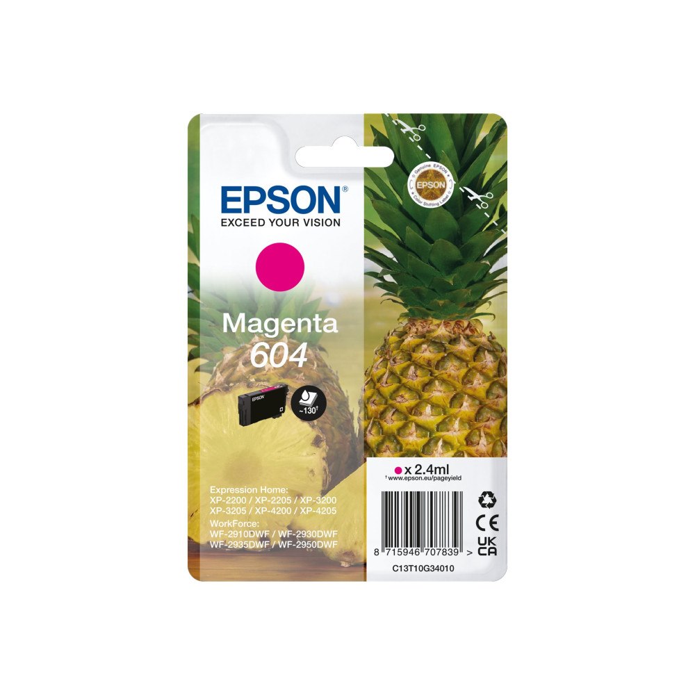 EPSON Epson 604 - magenta - original - bläckpatron