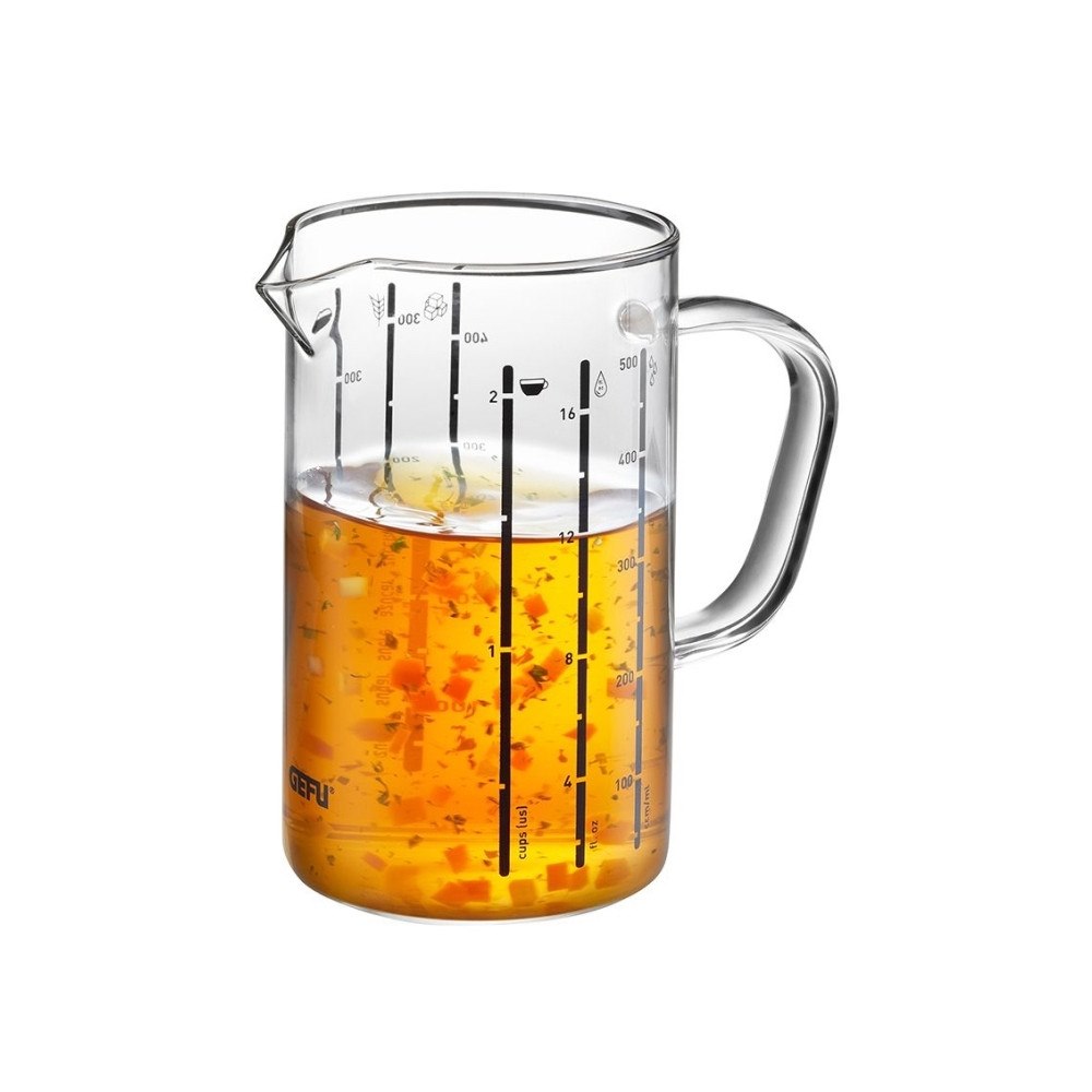 Gefu GEFU METI, 0,5 l, ml, oz, Borosilikatglas, Transparent, 88 m...