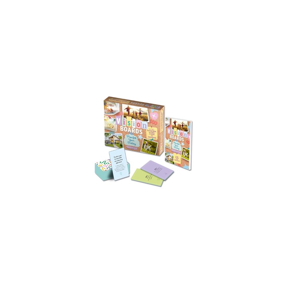 Yulia Niaguseva Vision Boards Manifest Your Destiny Kit: Includes 128-page Book, 40 Cards, Stickers, and Vision Board (häftad, eng)