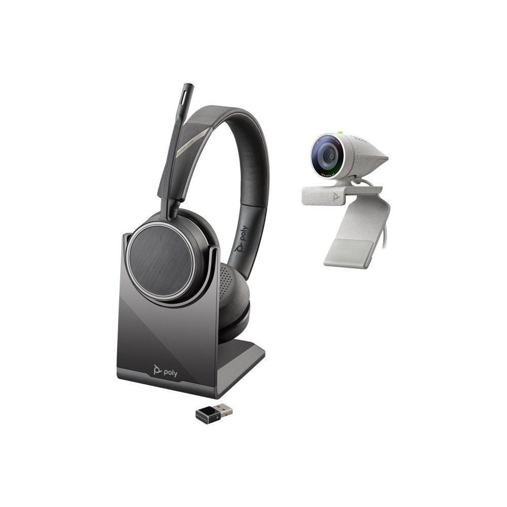 Plantronics Poly Studio P5 - webbkamera - med Poly Voyager 4220 UC Headset