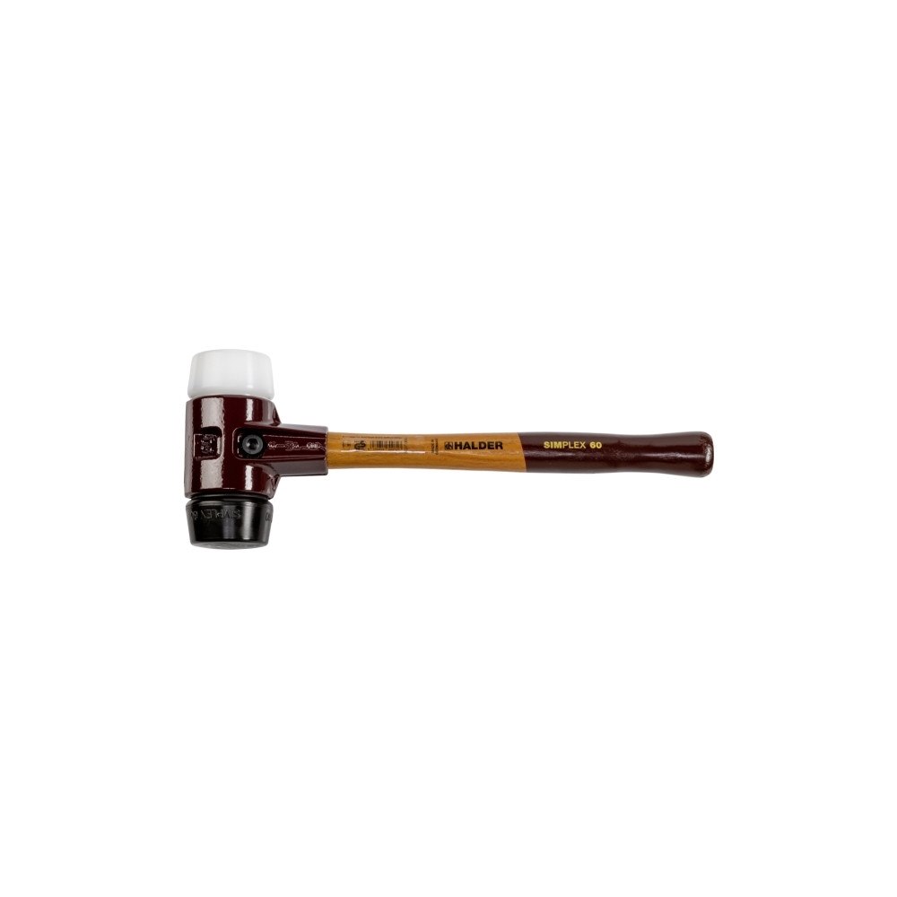 Halder Halder SIMPLEX 3027.060 gummihammare ergonomiskt grepp, mell...