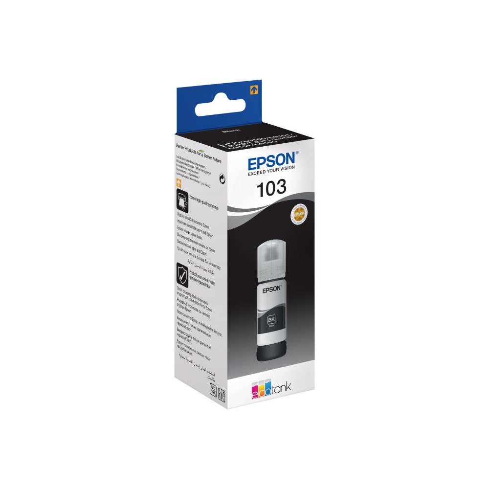 EPSON Epson 103 - svart - original - påfyllnadsbläck