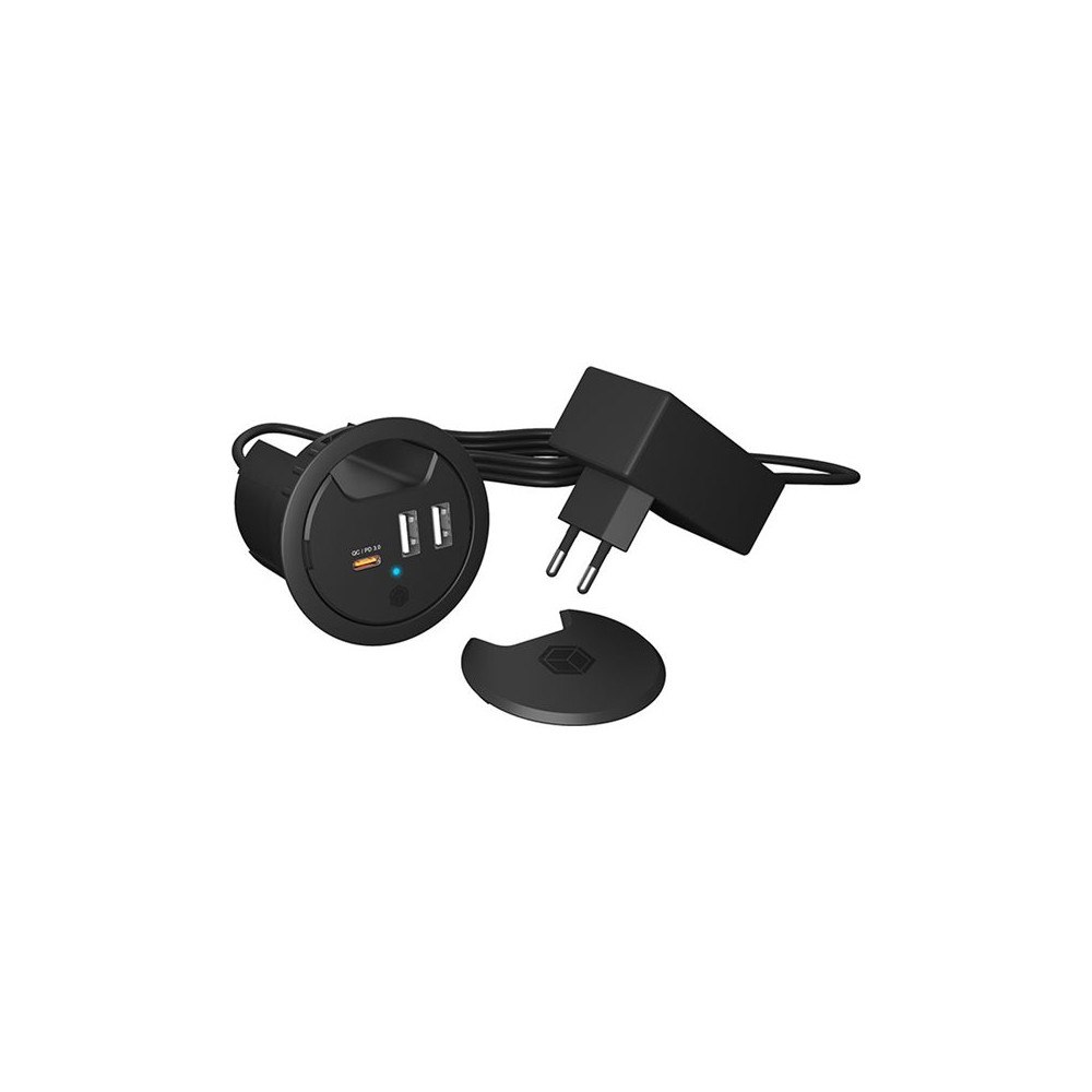 RaidSonic Technology ICY BOX IB-HUB1407 - hubb - 3 portar