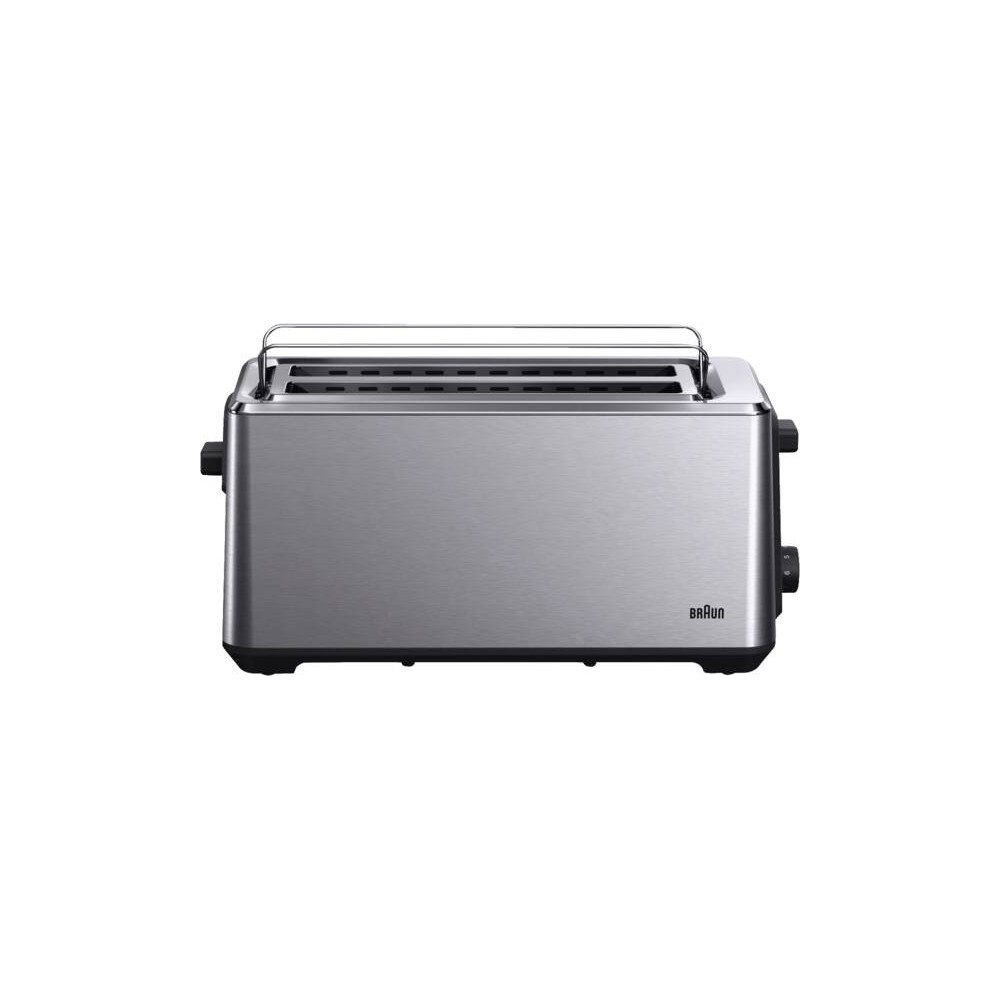 Braun Braun HT 5220 BK, 2 skivor, Svart, Rostfritt stål, Rostfritt...
