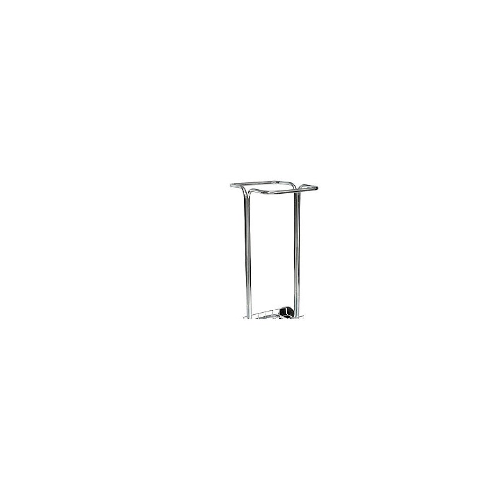 Abena Soptunna med hjul 100 L – galvaniserat stål, 93,5x44x42 cm f...