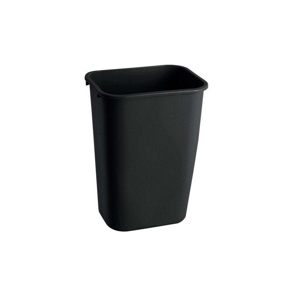 Rubbermaid Papperskorg, Rubbermaid, svart, PE, 39 l, rektangulär, för g...