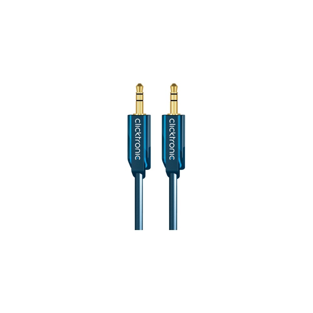 ClickTronic ClickTronic 70482, 3.5mm, Hanstik, 3.5mm, Hanstik, 10 m, Blå