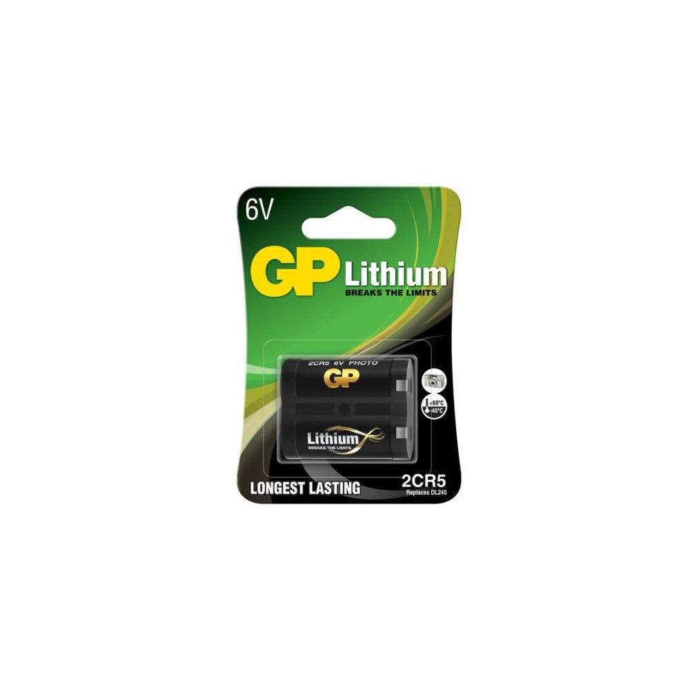 GP Batteries GP Batterier GP2CR5STD109C1 2CR5 Fotobatteri Litium 6 V 1 st