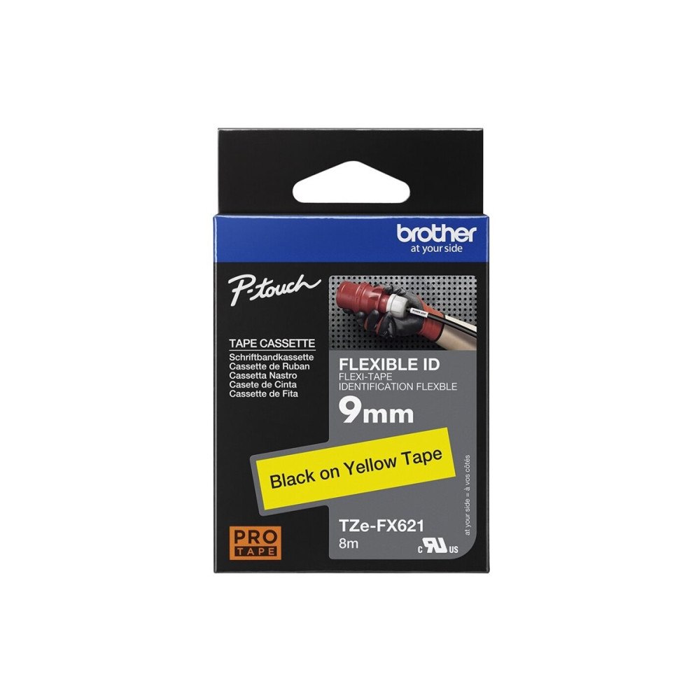 Brother Brother TZe-FX621 - flexibel tape - 1 kassett(er) - Rulle (0,9 cm x 8 m)