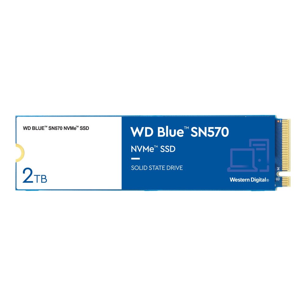 Western Digital WD Blue SN570 NVMe SSD WDS200T3B0C - SSD - 2 TB - PCIe 3.0 x4 (NVMe)