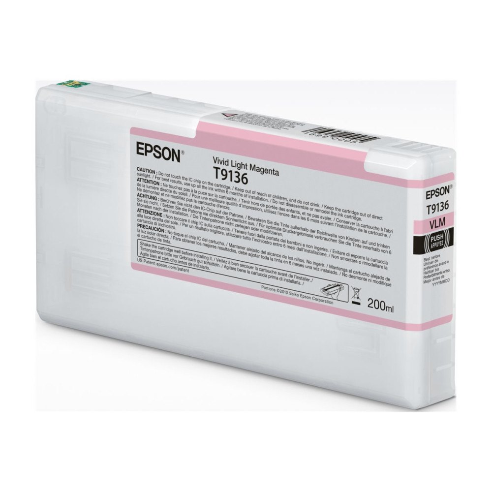EPSON Epson T9136 - intensiv ljus magenta - original - bläckpatron