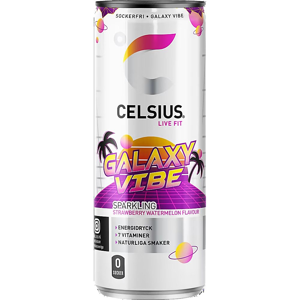 Celsius Celsius Galaxy Vibe Energidryck 35,5cl