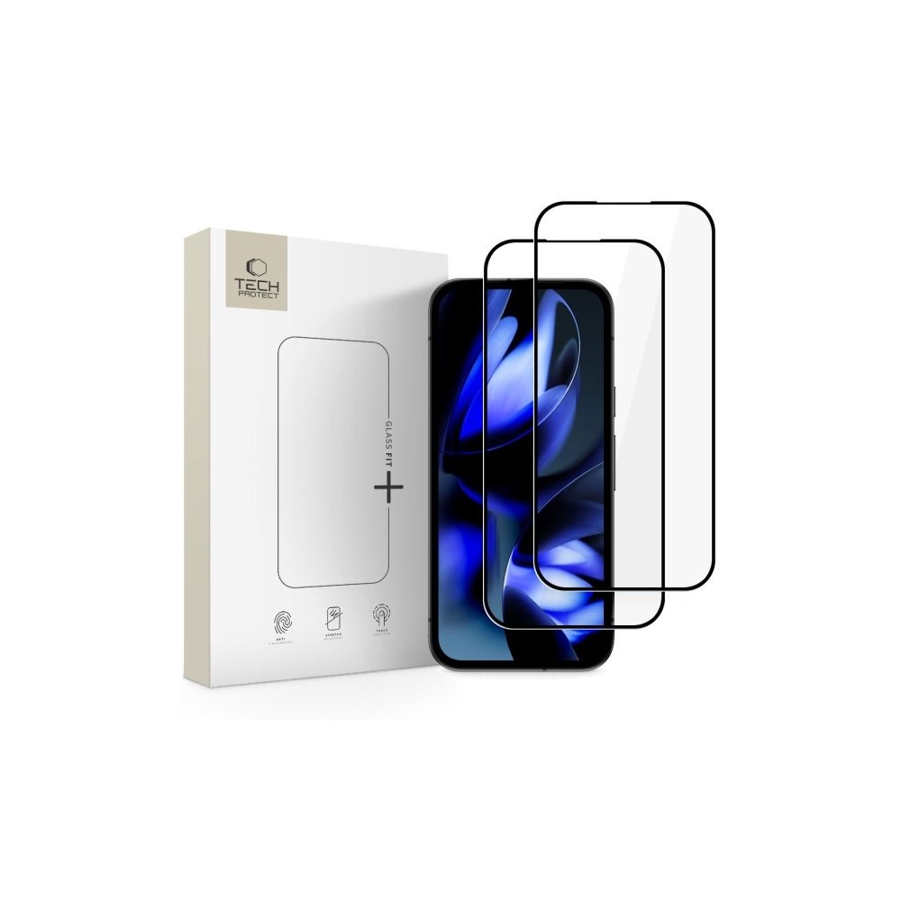 Tech-Protect Härdat glas TECH-PROTECT GLASS FIT+ 2-pack för Google Pixel...