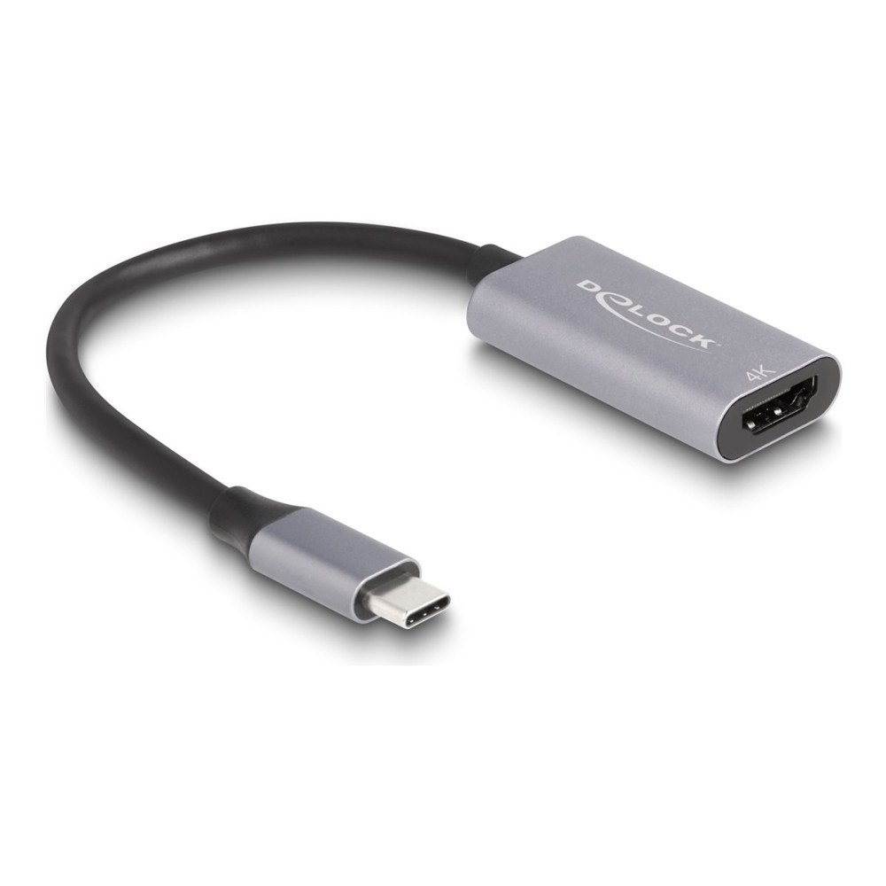 DeLOCK Delock-adapter USB typ C-hane till HDMI-hona (DP Alt Mode) 4...