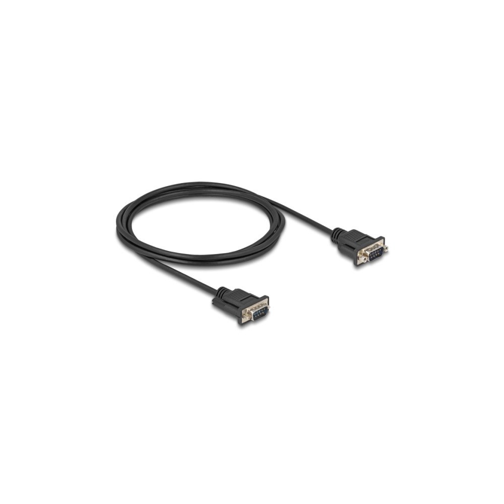 DeLOCK Delock seriell kabel RS-232 D-Sub9 hane till hane med smalt...