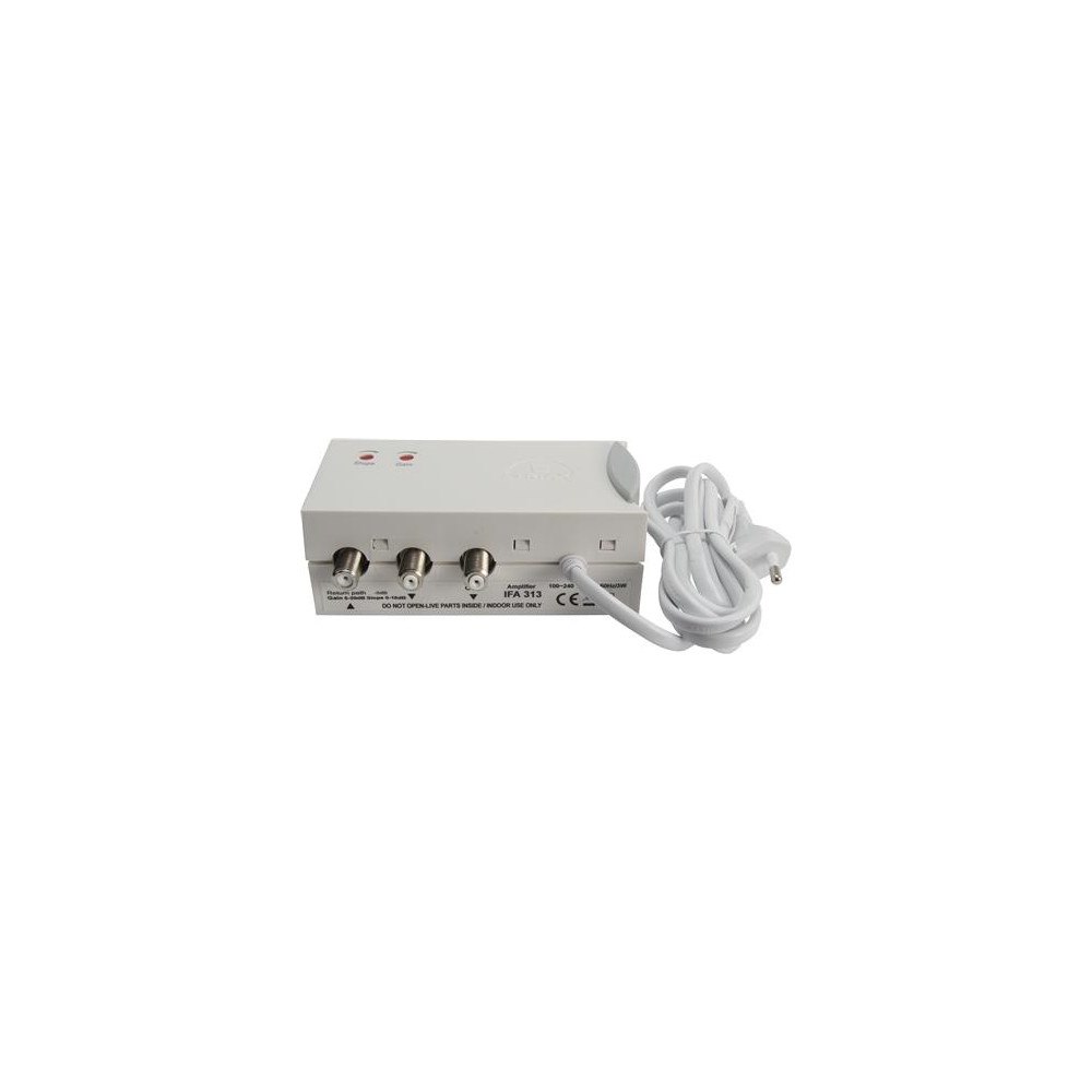 Triax TRIAX antennförstärkare IFA 313 1x IN 2x OUT 5-20 dB 5-65 MH...