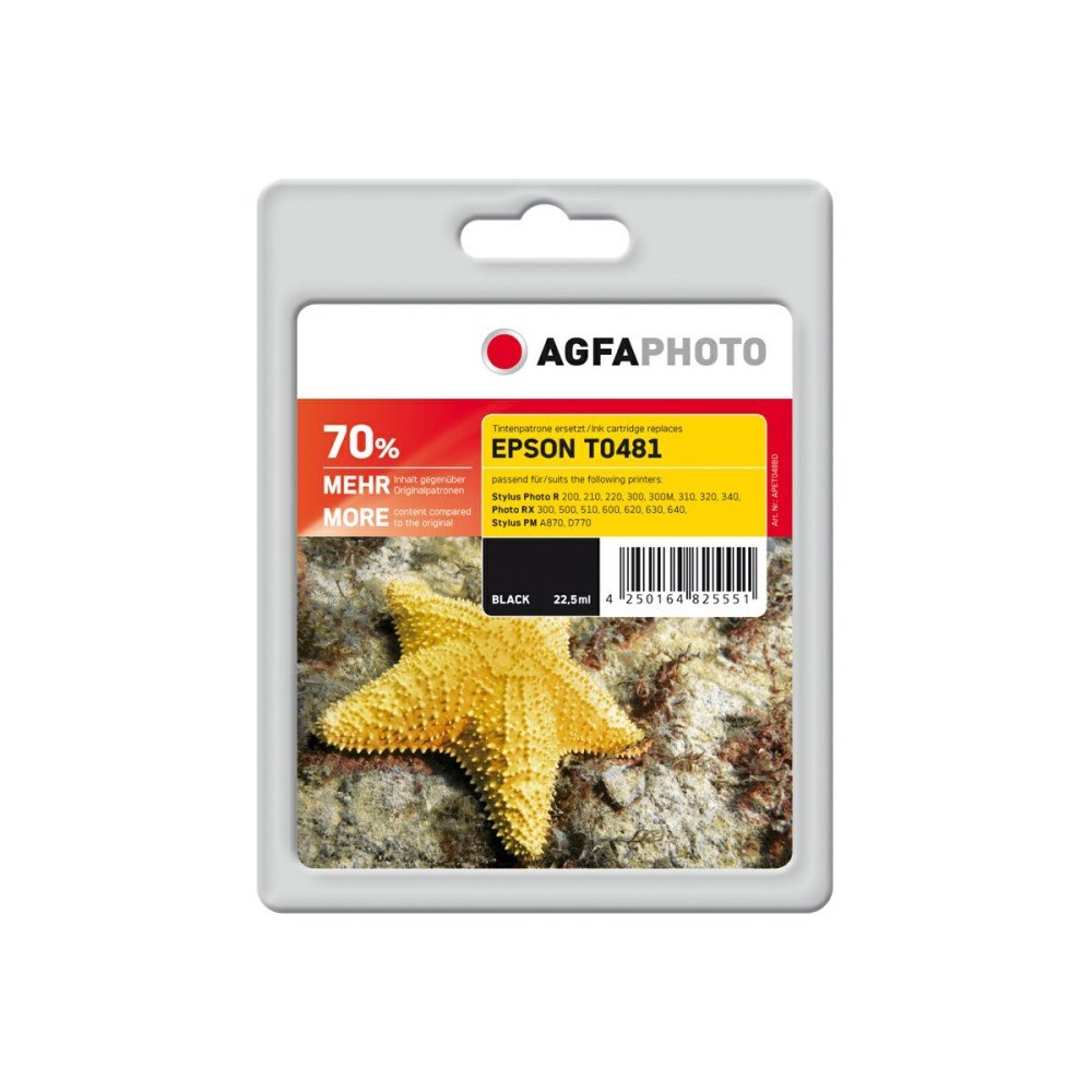 AGFAPHOTO AgfaPhoto - svart - kompatibel - bläckpatron (alternativ för: Epson C13T04814010, Epson T0481)