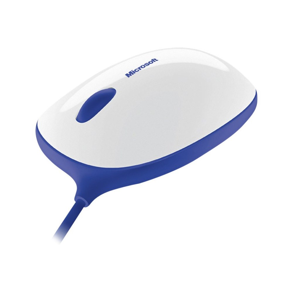 Microsoft Microsoft Express Mouse - mus - USB - vit, blå