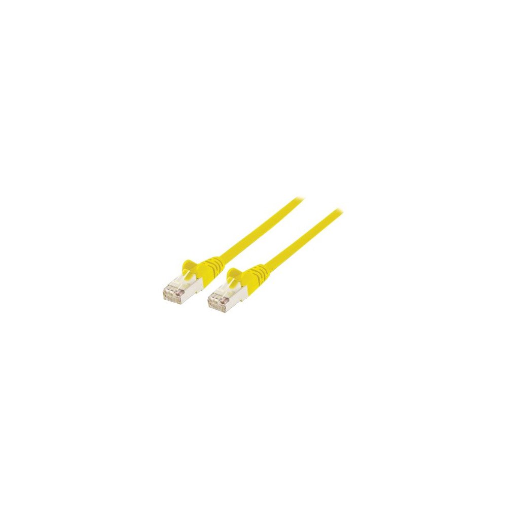 intellinet Intellinet Network Patch Cable, Cat6, 1m, Yellow, Copper, S/FTP, LSOH / LSZH, PVC, RJ45, Gold Plated Contacts, Snagless,...