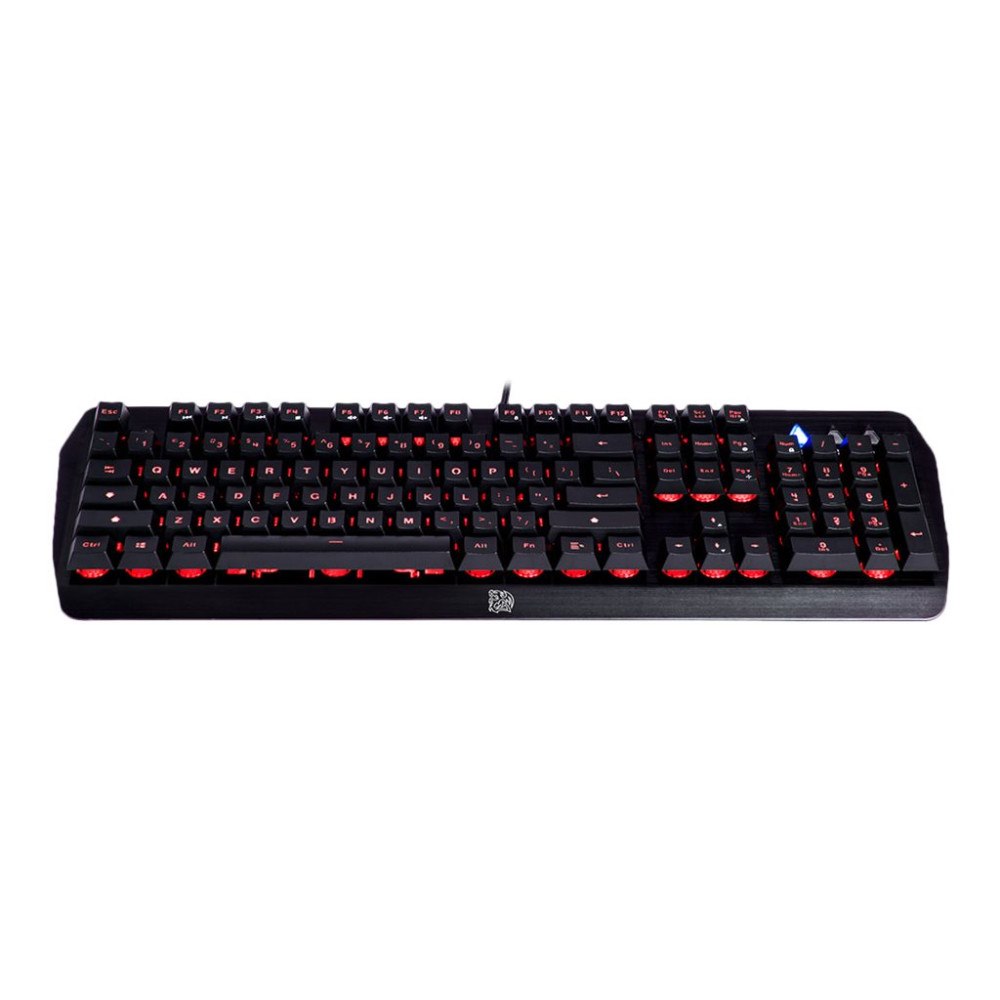 Thermaltake Technology Tt eSPORTS Challenger Edge - tangentbord - tysk - svart Inmatningsenhet