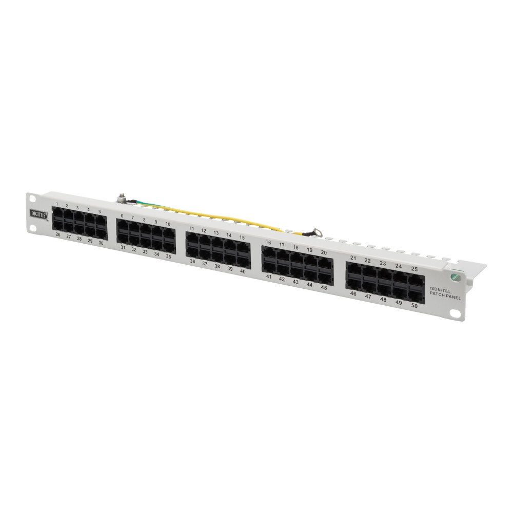 Digitus DIGITUS CAT 3 ISDN - patch-panel - 1U - 19"