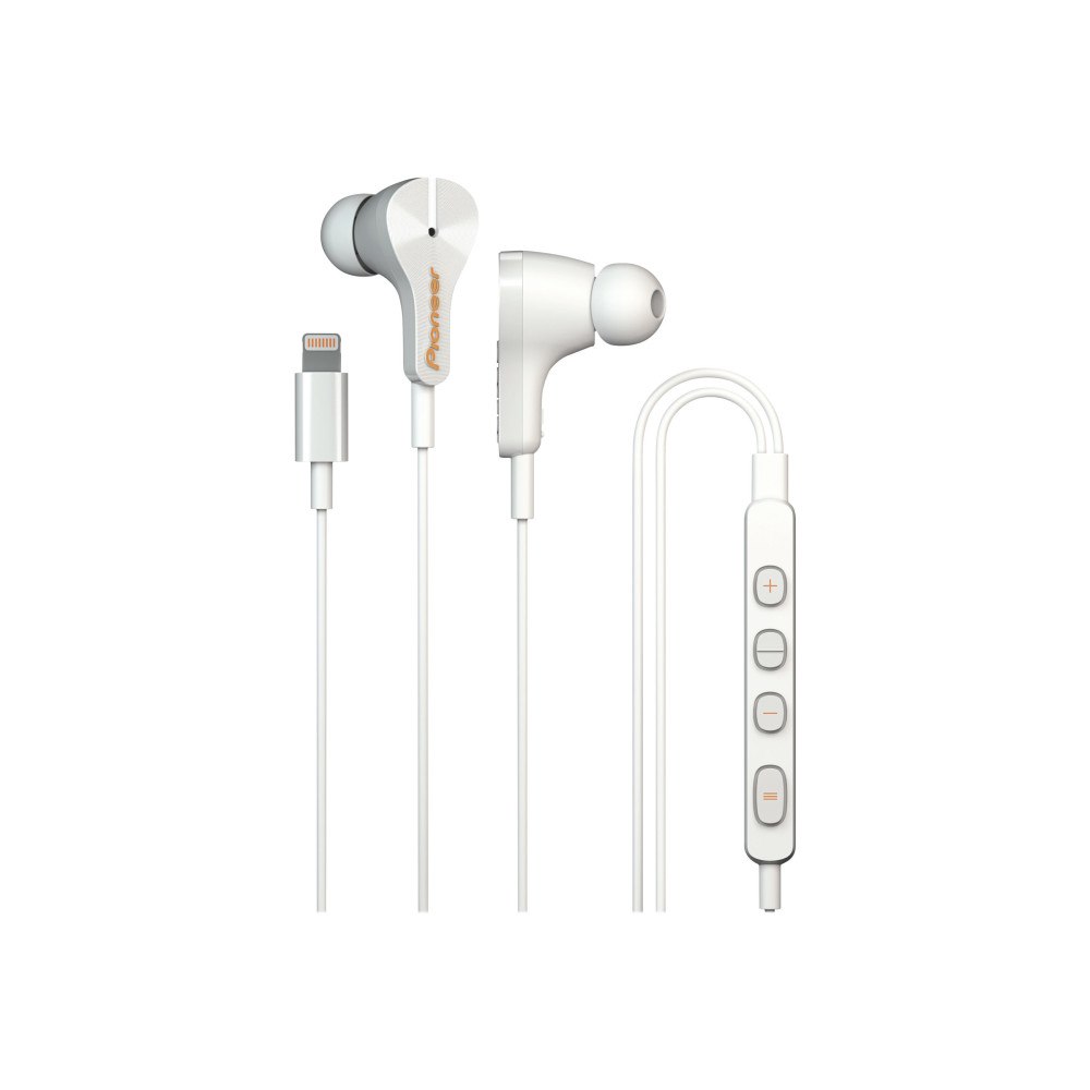 Pioneer Pioneer Rayz SE-LTC3R-W - hörlurar med mikrofon - Lightning