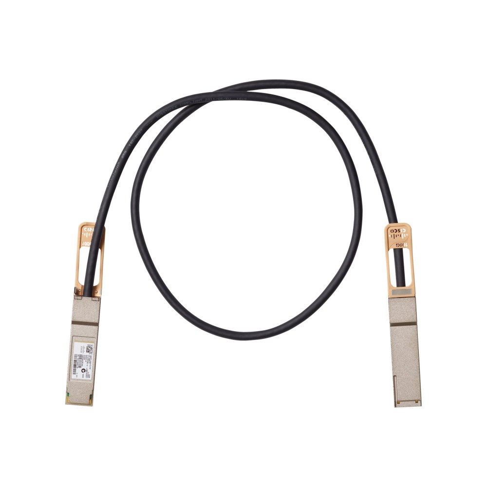 Cisco Systems Cisco 100GBASE-CR4 Passive Copper Cable - direktkopplingskabel - 2 m