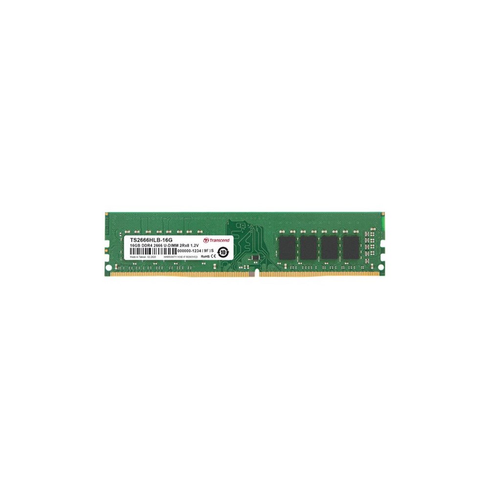 Transcend Information Transcend JetRAM - DDR4 - modul - 16 GB - DIMM 288-pin - 3200 MHz / PC4-25600 - ej buffrad