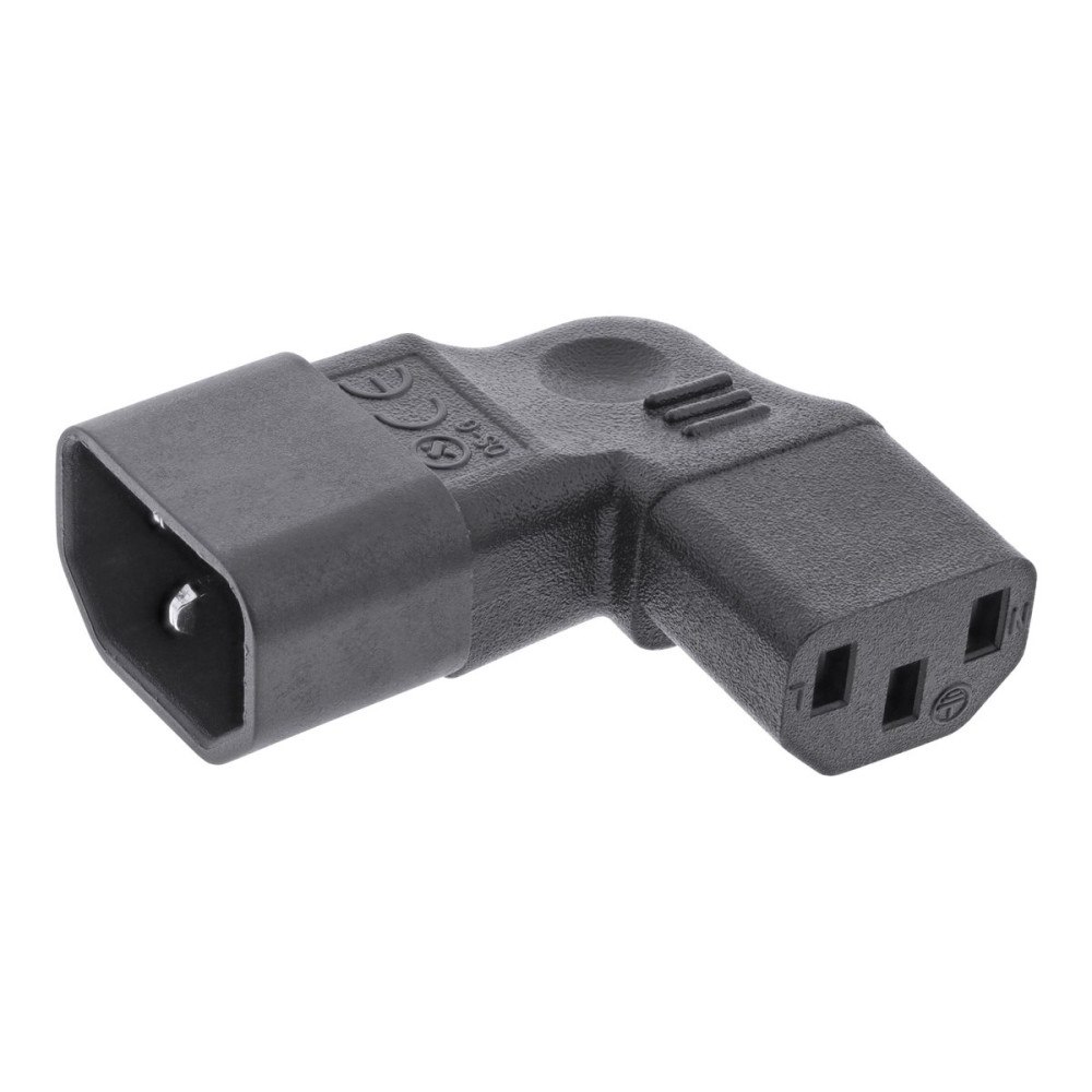 Inline InLine - adapter för effektkontakt - IEC 60320 C14 till power IEC 60320 C13