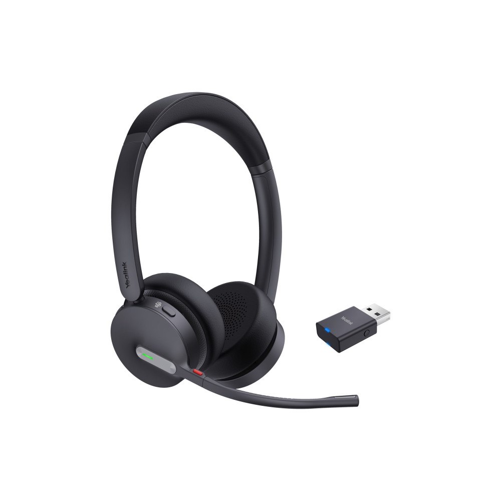 YEALINK Yealink WH64 Hybrid Dual - headset - USB-A via DECT-adapter, USB-C